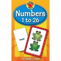 Numbers 1 to 26 Flash Cards...